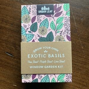 NIB Exotic Basil’s Growing Kit